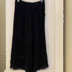 SEA cropped black pants